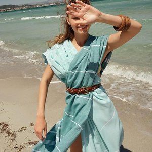 Turkish beach towel size 37x71 inch